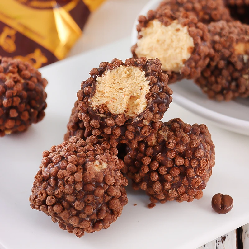 俄罗斯原装进口彼尔姆爆米花芒果糖果400克