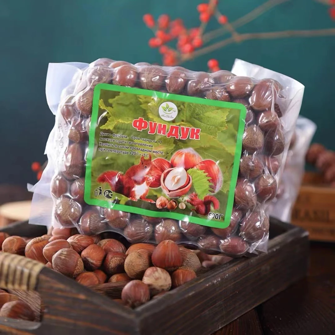 大榛子薄皮俄罗斯风味大榛子坚果干果零食500g