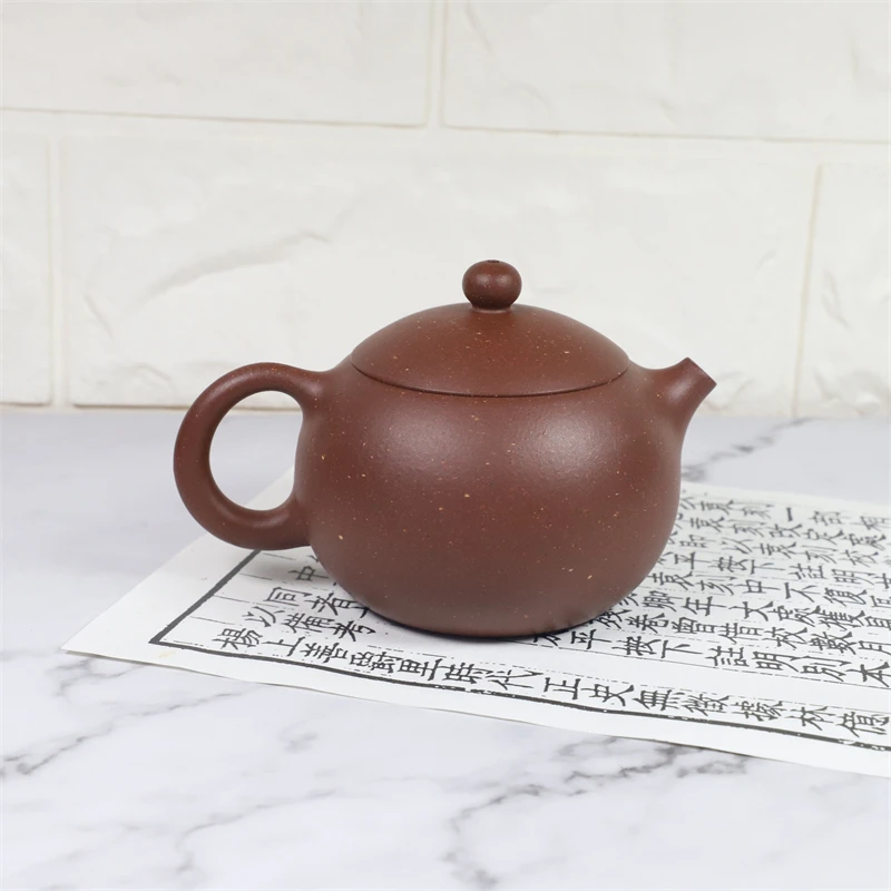 御壶清茗+西施壶+150CC+黄龙山原矿紫泥+全手工制+神飚紫砂艺术馆