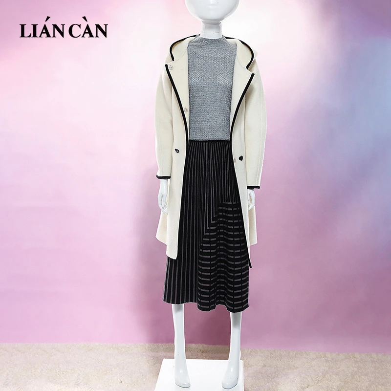 2024款软糯针织条纹原创设计师气质时尚百搭显瘦半身裙71EO353003