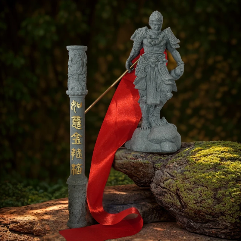 黑神话天命人齐天大圣斗战圣佛大圣归来鱼缸造景桌面茶宠悟空摆件