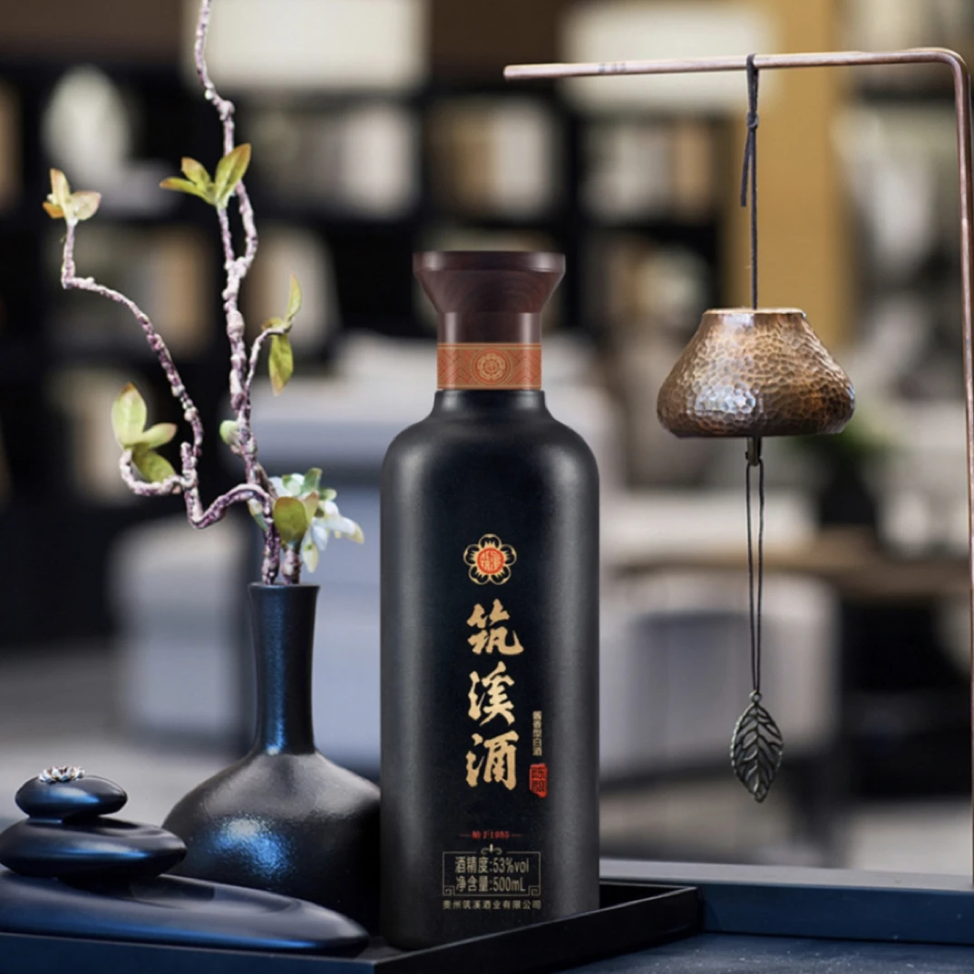 筑溪酒，老朋友,始于1985,老品牌，老酱香,尝尝贵州的味道53度500