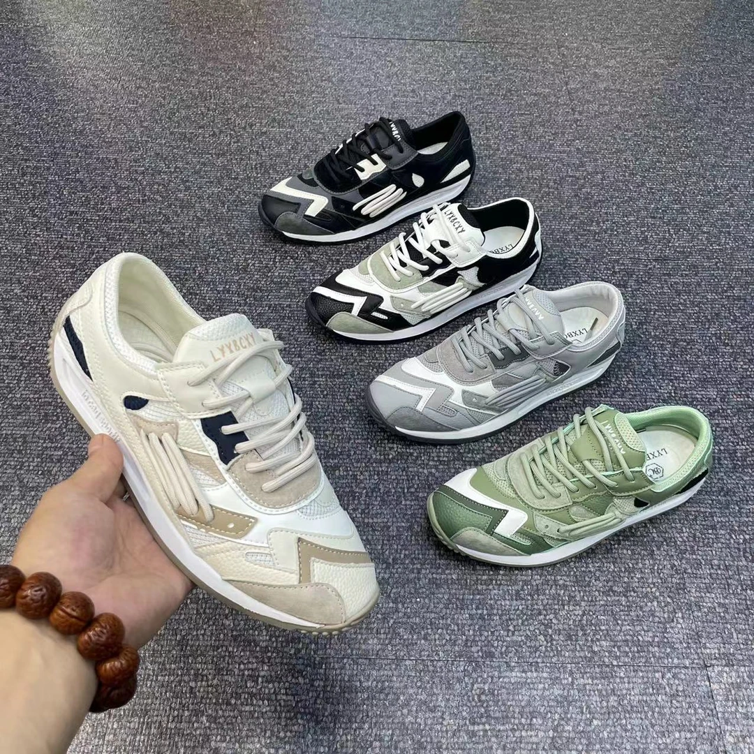 347标准码】秋季新款皮面软底轻便洋气百搭舒适时尚男款潮鞋