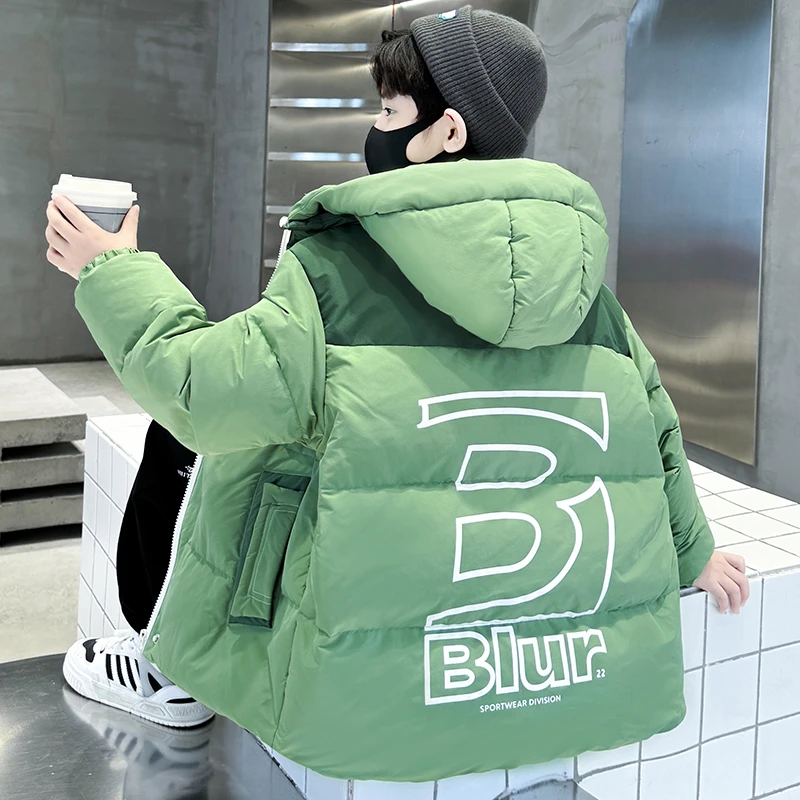 儿童装冬季棉服2024新款加厚外套男孩冬装潮流冬季保暖冬款休闲酷