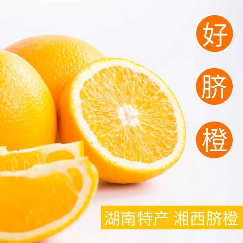 种植充足自然测试湖南细腻香甜脐橙手剥橙薄皮橙子湘西甜橙3斤5斤