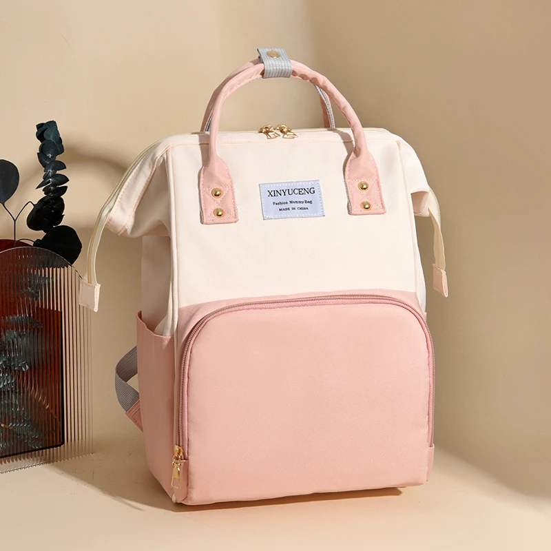 大容量便携多功能超轻简约妈咪包新款外出母婴包双肩背包妈妈包
