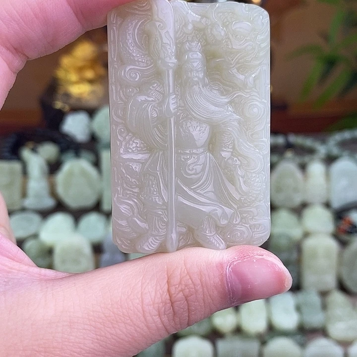 和田玉吊坠(不含链)未镶嵌