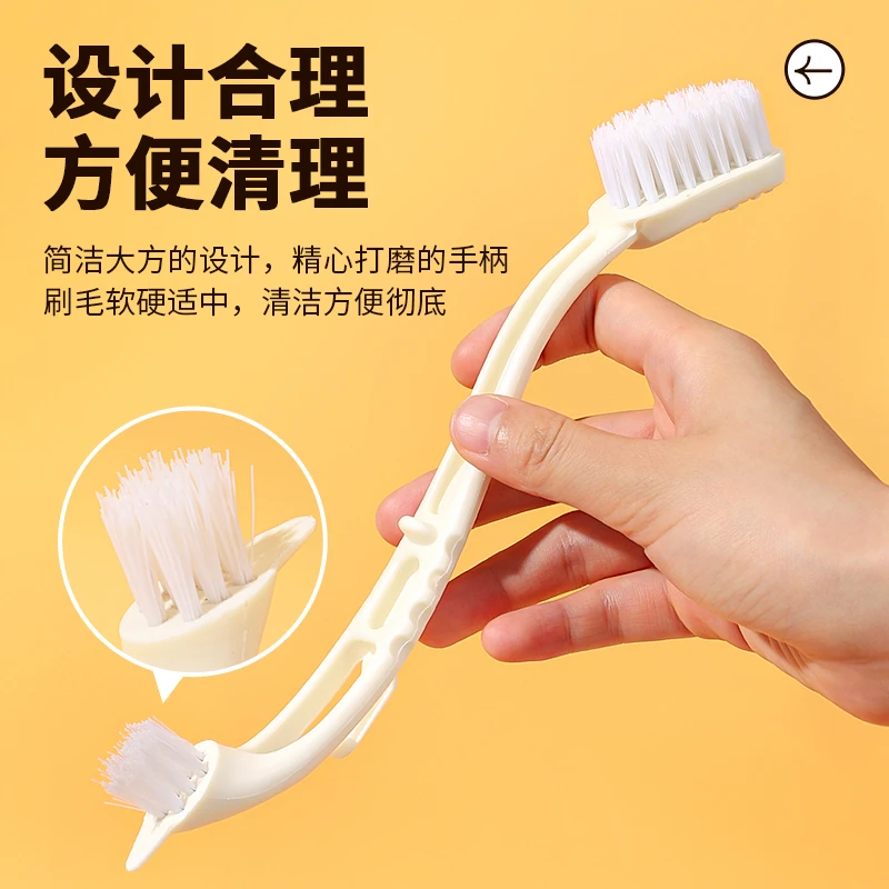 鸟笼兔笼仓鼠笼子多功能清洁刷子长柄刷子笼子清洁工具