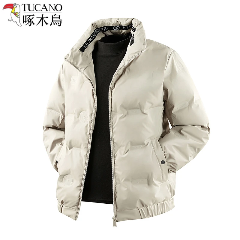 TUCANO/啄木鳥新羽绒棉服男士休闲新款冬季立领加厚保暖短款外套