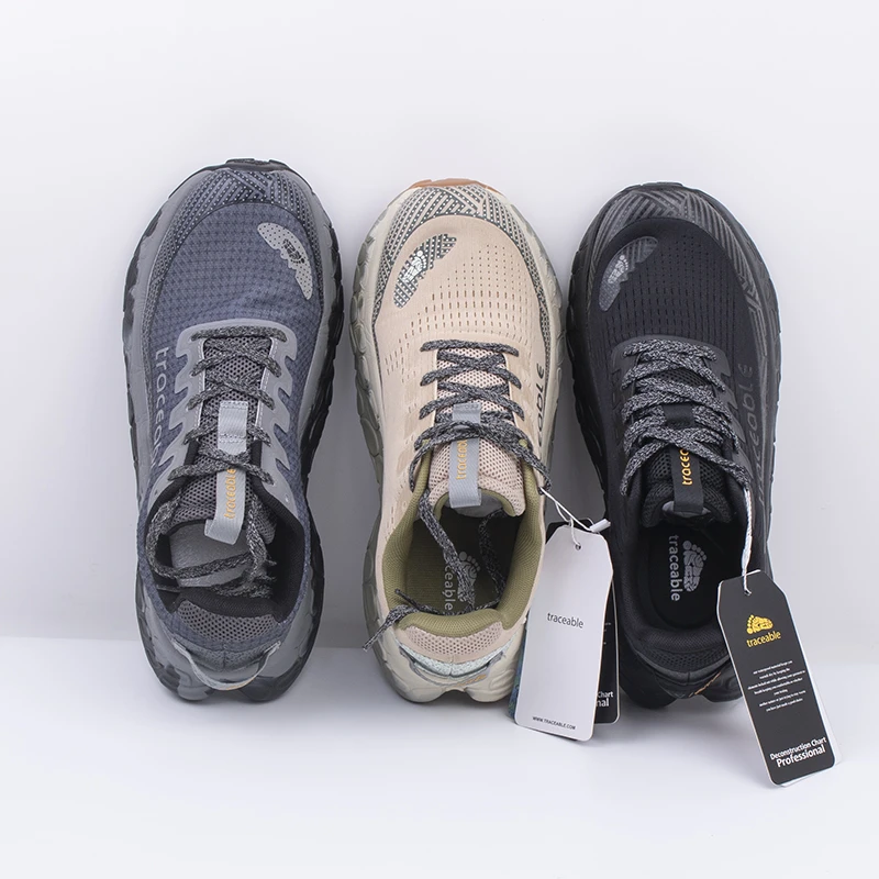 6655加拿大 外贸尾货透气减震情侣厚底户外登山徒步越野跑鞋男女