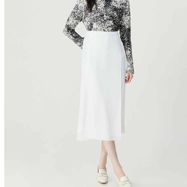 AMASS/阿玛施新款女装裙子黑色显瘦半身巴黎裙5200258半身裙