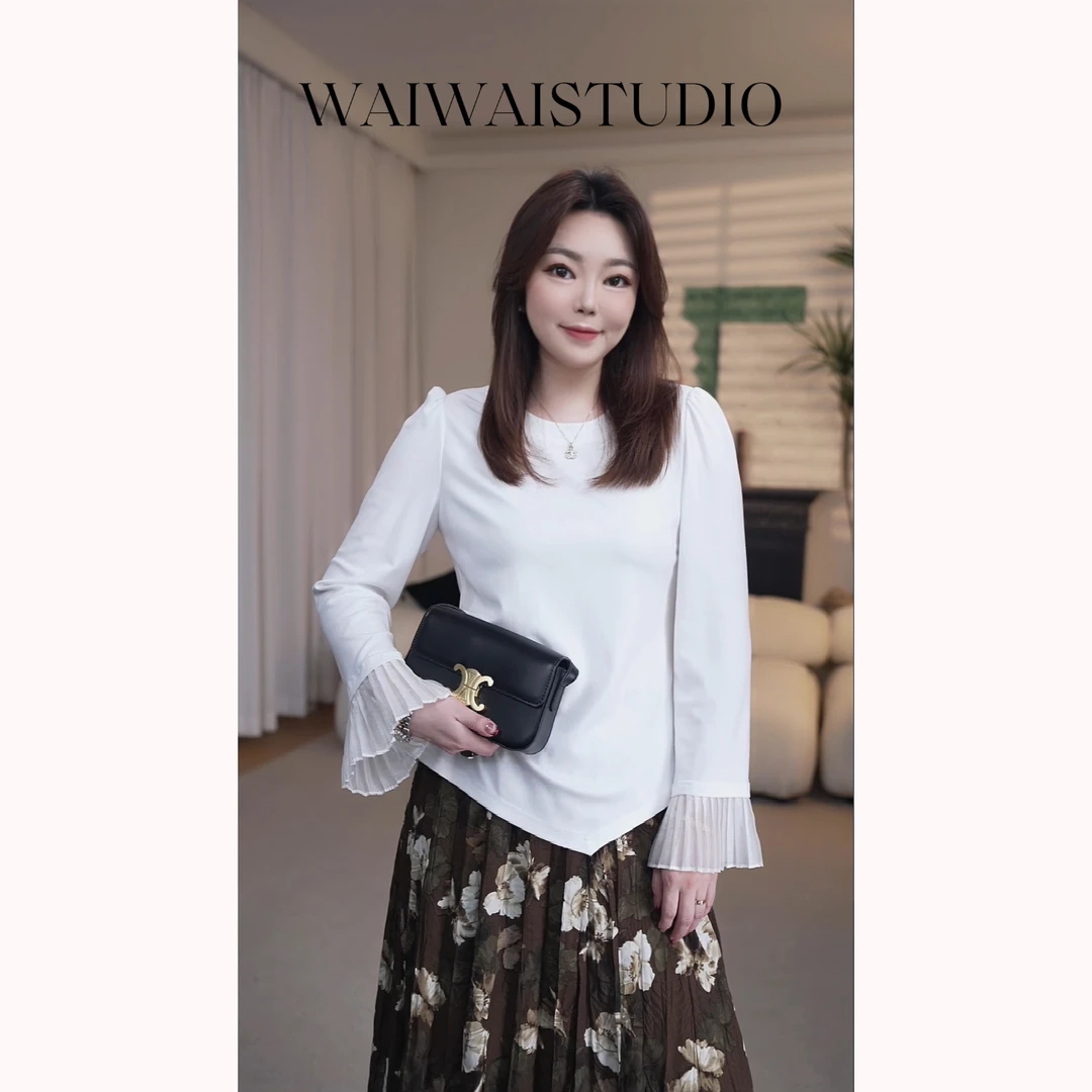 【奶皮打底】 新款百搭显瘦质感刚需时尚打底T恤 24A082