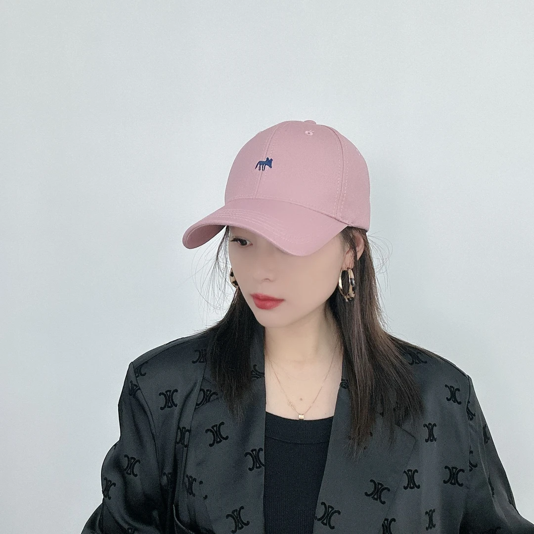 【秋冬上新】小狐狸刺绣帽棒球帽时尚百搭鸭舌帽男女同款潮流网红