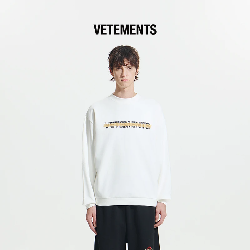 VETEMENTS新款卫衣套头印花百搭潮流百搭卫衣男女同款64520005
