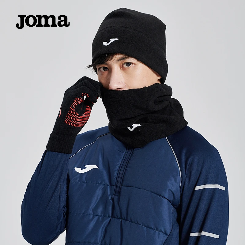 JOMA荷马秋冬男子户外登山运动保暖针织抓绒可调节围脖加绒防风