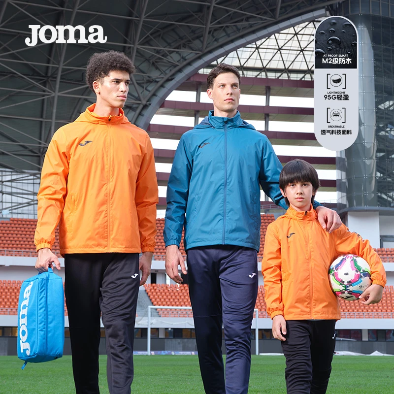 JOMA【运动风雨衣】防泼水防风防刮透气户外登山连帽冲锋外套夹克