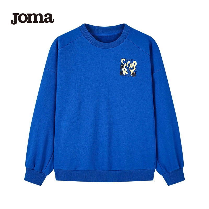 JOMA荷马 卫衣男女新款情侣克莱茵蓝长袖圆领 5025FL5103