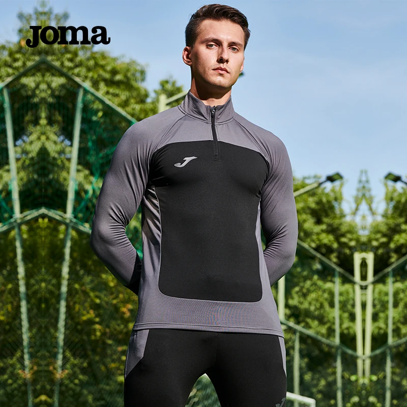 JOMA【先锋系列套装】秋冬新款半拉链训练跑步运动加绒套装骑行徒步