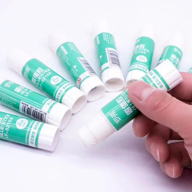 10只固体胶棒学生手工课固体胶粘性强儿童DIY胶棒办公用