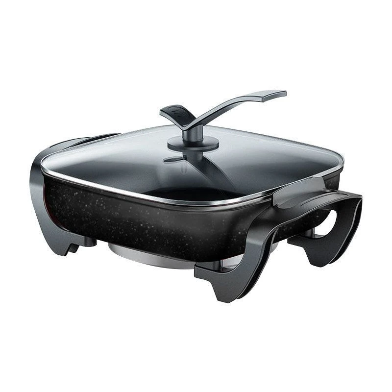 美菱电火锅家用烤鱼专用锅插电大容量多功能涮烤一体烤肉锅电煮锅