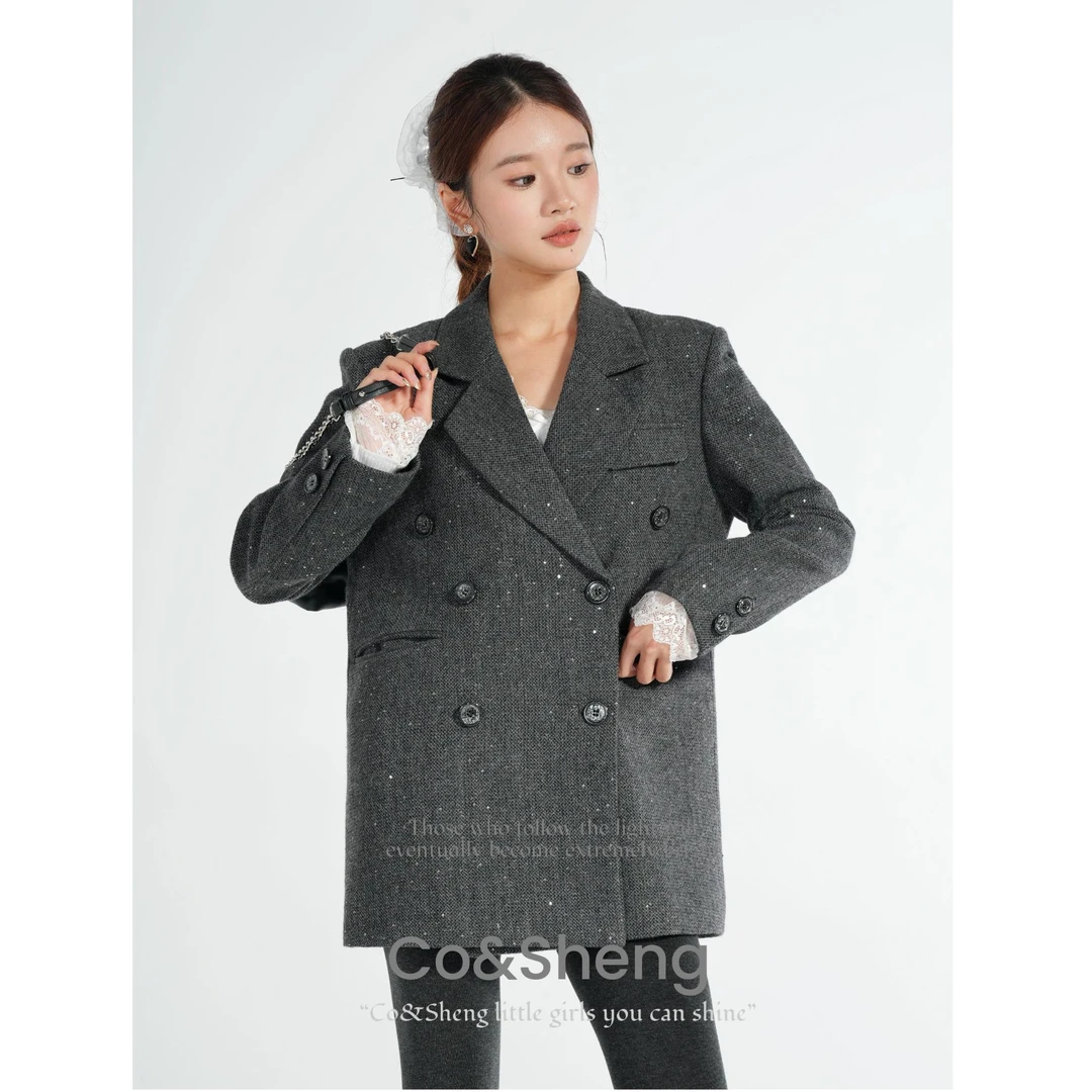 浪漫之旅/cosheng重生小个子新款西装款外套百搭高级感气质春季