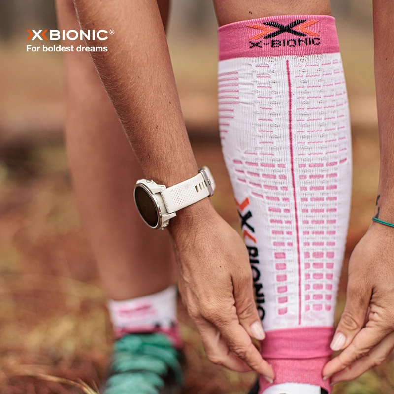 X-BIONIC 效能4.0护腿男女款运动跑步腿套马拉松竞技护腿弹力