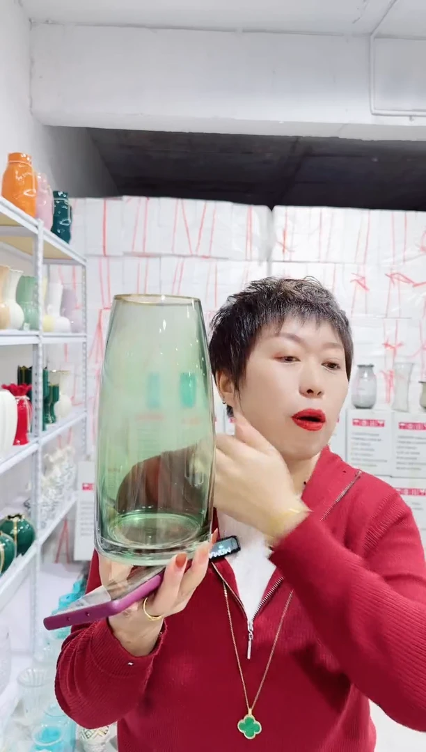 【闪购商品】绿色花瓶