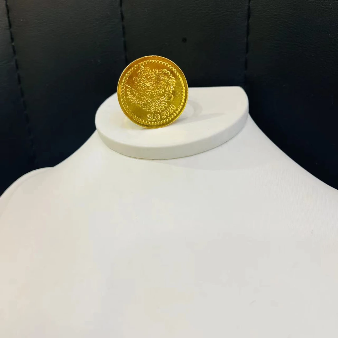 铜合金戒指 1852号新款个性戒指金色貔貅戒指金色经典戒指