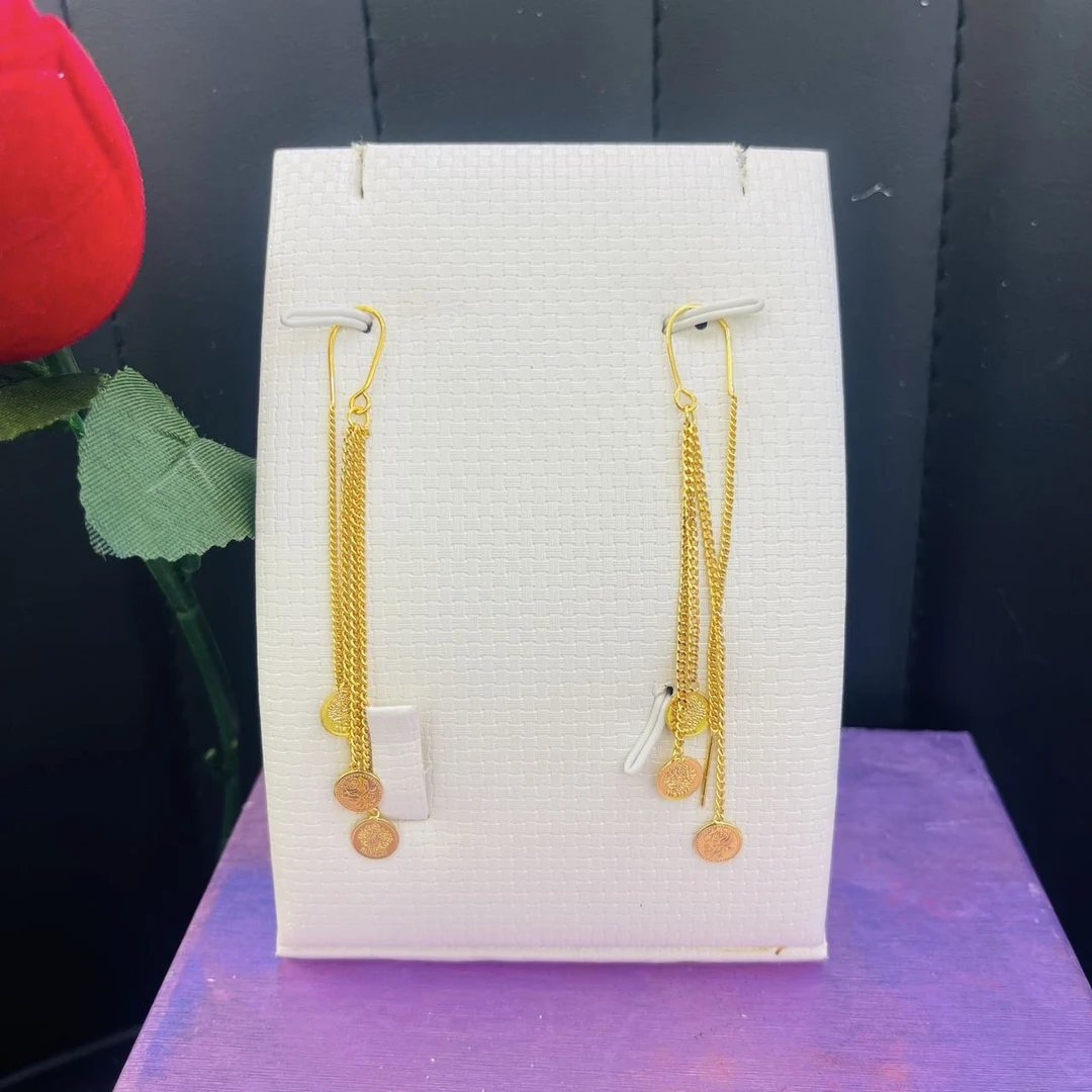 铜合金耳饰 新款个性耳吊精美百搭耳环时尚气质长款1803号金属