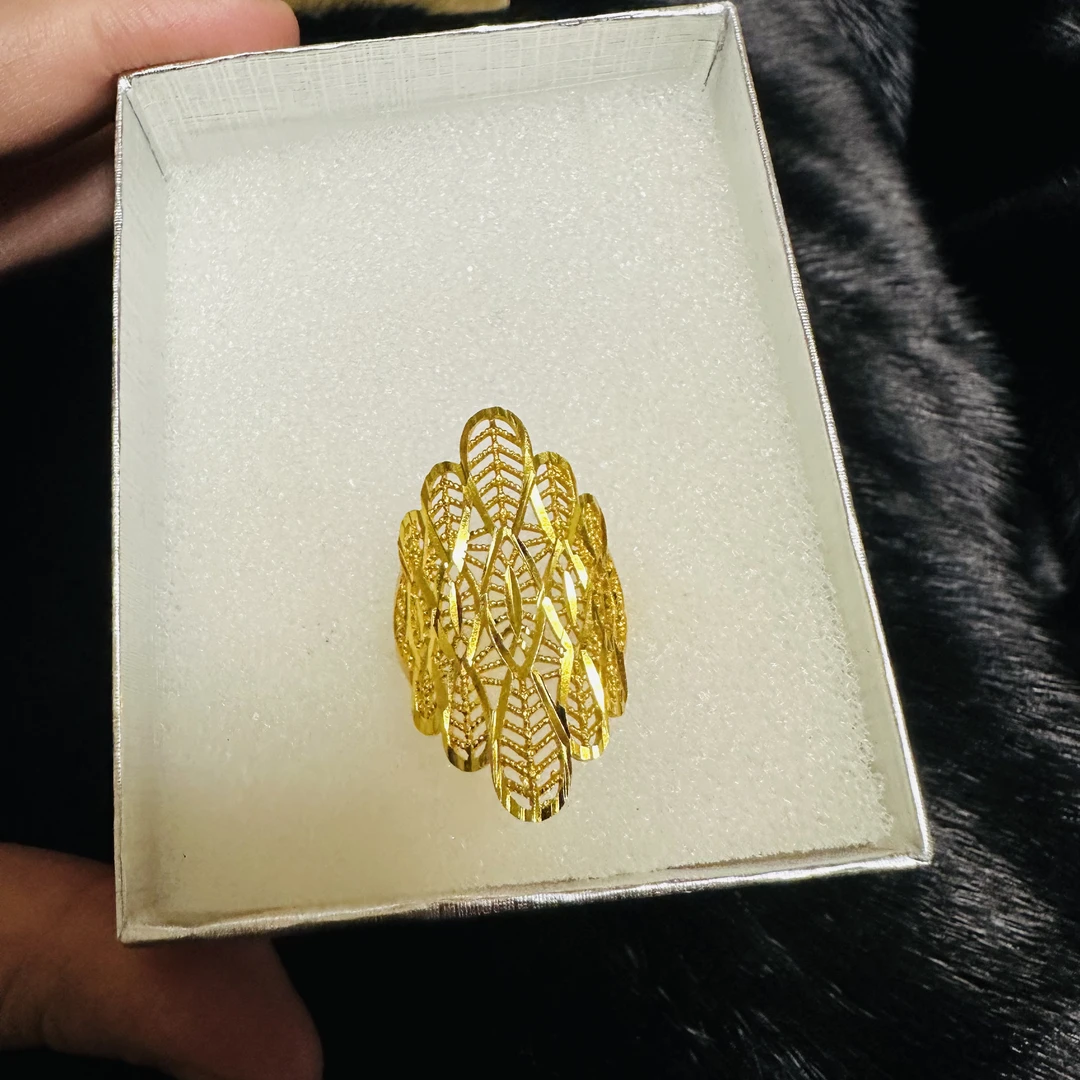 铜合金吊坠 新款个性戒指960号女士项链气质时尚百搭精美金色精致