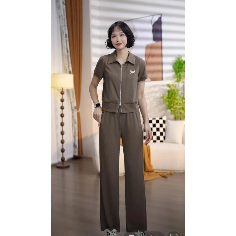 T706【断码清仓】春秋时尚气质运动两套套裤AT