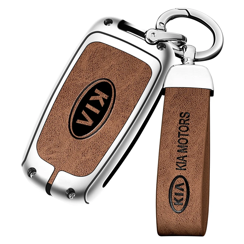 适用201213款起亚老智跑钥匙套K5福瑞迪K2索兰托金属保护壳包扣