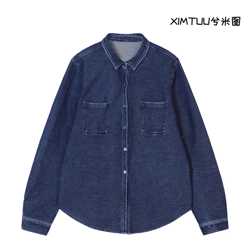 XIMTUU冬季新款衬衫时尚简约百搭洋气D2411445