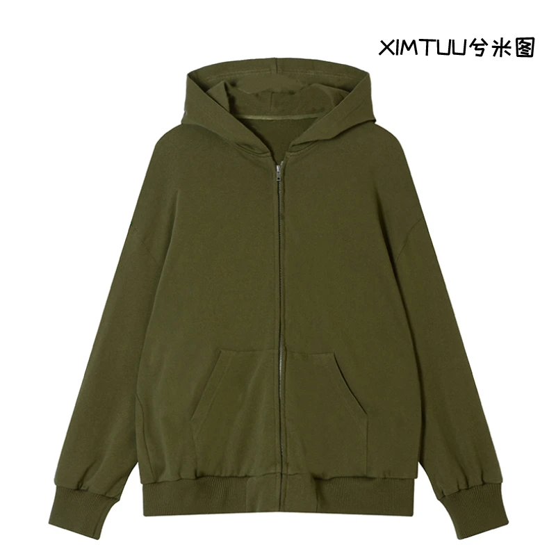 XIMTUU秋季新款长袖时尚休闲百搭连帽宽松D2408261