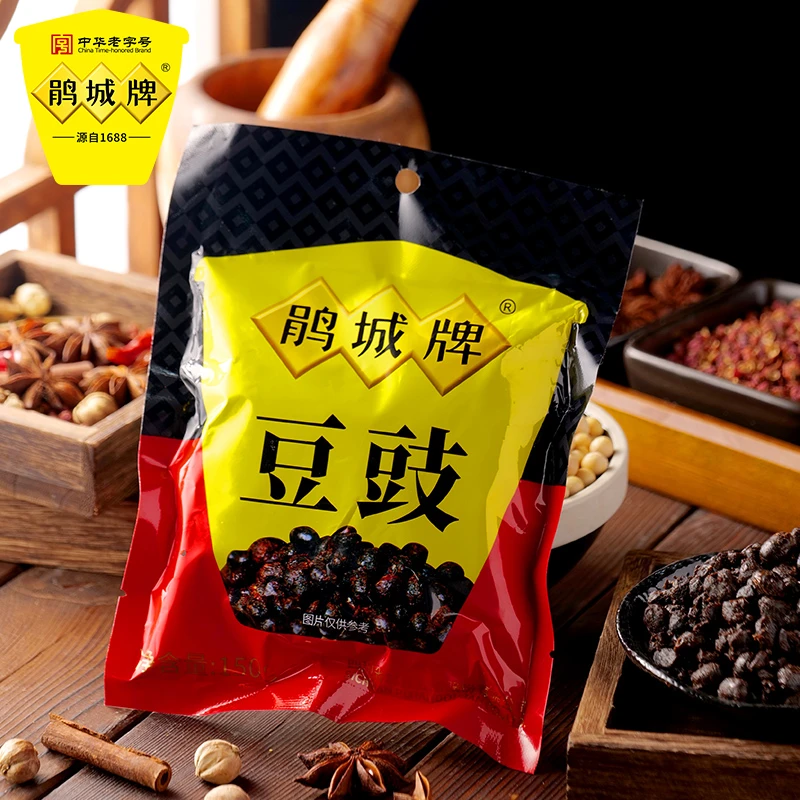 鹃城牌 川味风味豆豉150g特产老字号调味炒制浓郁美味烹饪zp