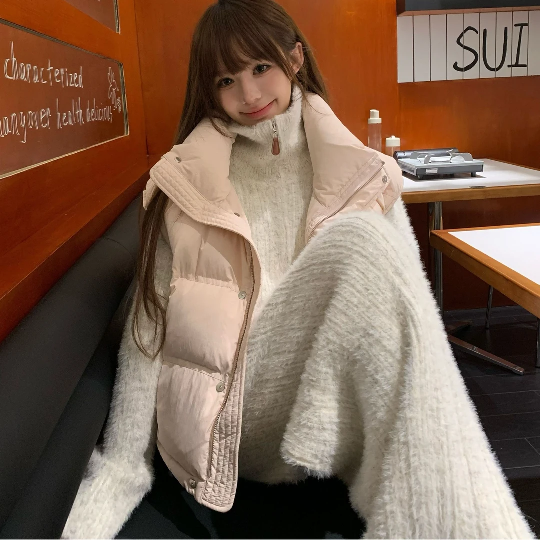 SSYDFER【华夫奶糕】秋冬宽松百搭外穿韩版网红休闲显瘦时尚上衣