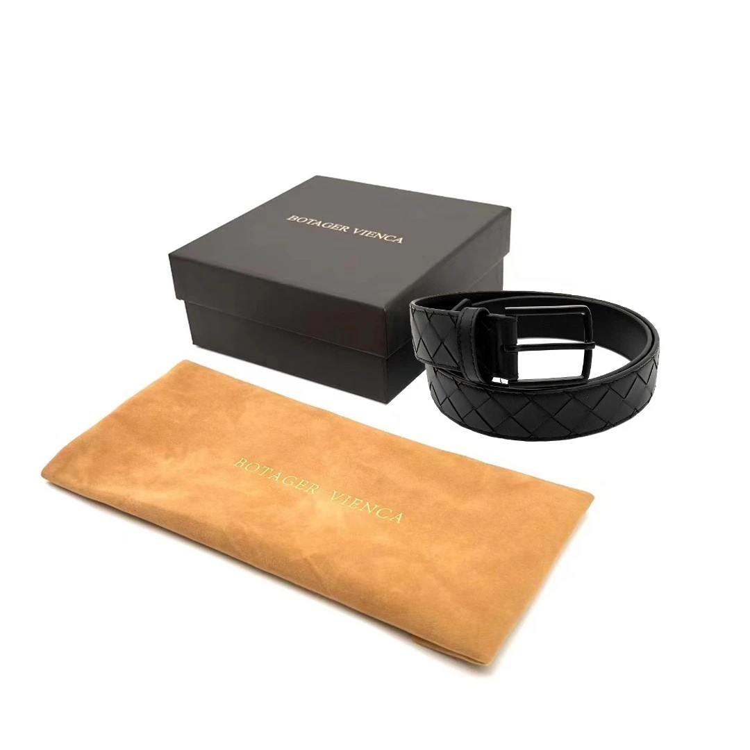 BIEUBRAYR/ 【编织大格】手工男士腰带时尚经典门店同步热卖