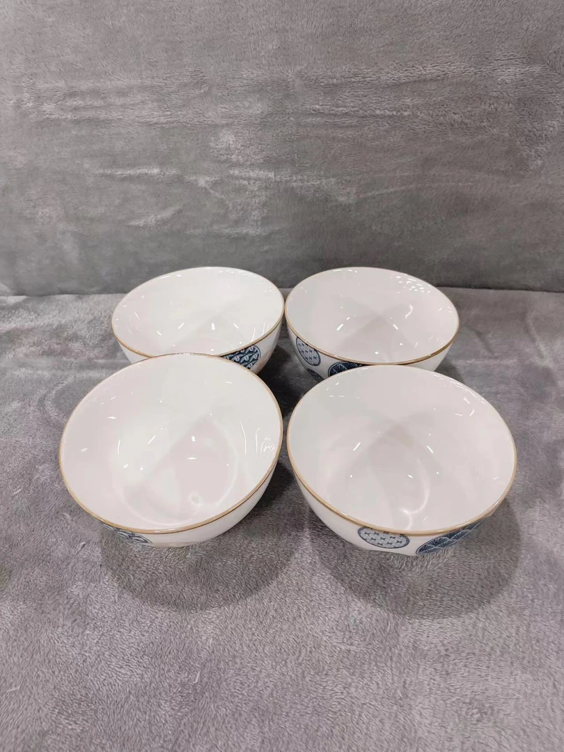 F-青舍陶瓷碗餐具4件套