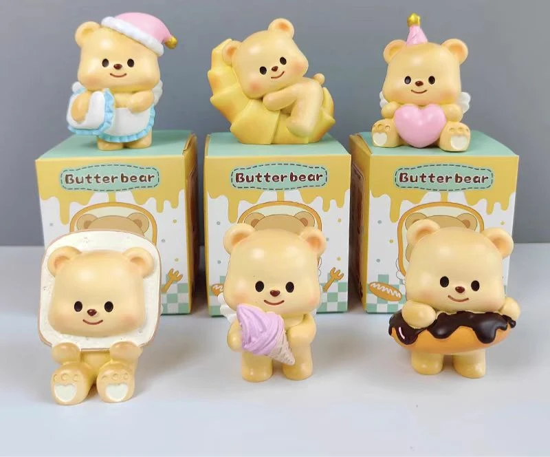 【珊珊拆盒】泰国网红甜品butterbear黄油小熊盲盒