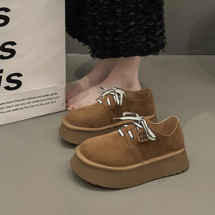 全包厚底勃肯2024初秋新款外穿爆款博肯休闲时尚一脚蹬女单鞋