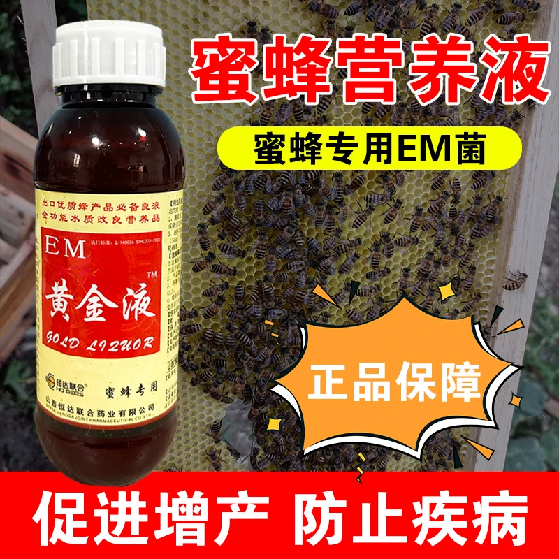 蜜蜂营养液黄金液EM原露蜜蜂专用蜂具中蜂意蜂蜜蜂饲料