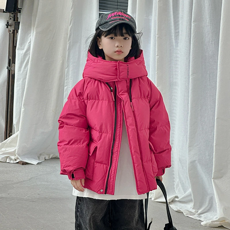 【呦奇】2024新款加厚90白鸭绒儿童羽绒服休闲外套U226018