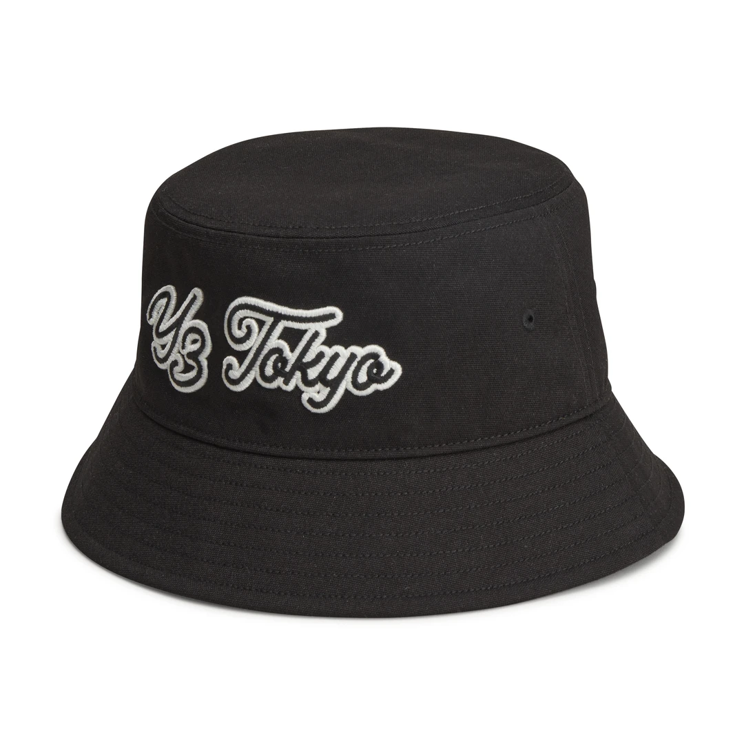 Y-3/Y-3（39-IT7794）黑色艺术LOGO运动渔夫帽