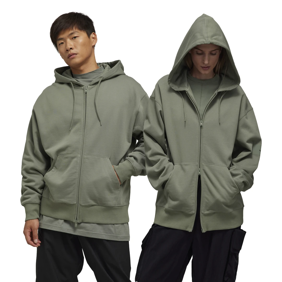 Y-3/Y-3（39-IP7703）墨绿色连帽卫衣时尚运动休闲情侣款潮流卫衣