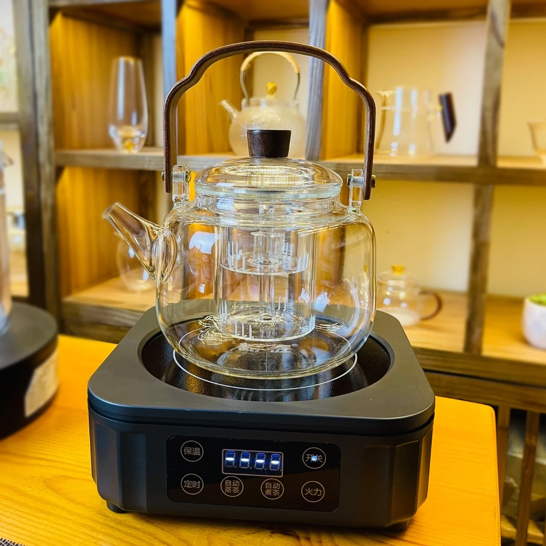 漫佳 新蒸煮泡一体茶壶 防烫提梁舒适美观 高透耐高温 ≈1000ml