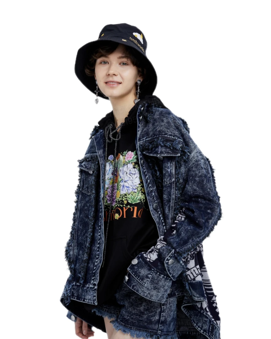 mithworld ｜拼接牛仔外套