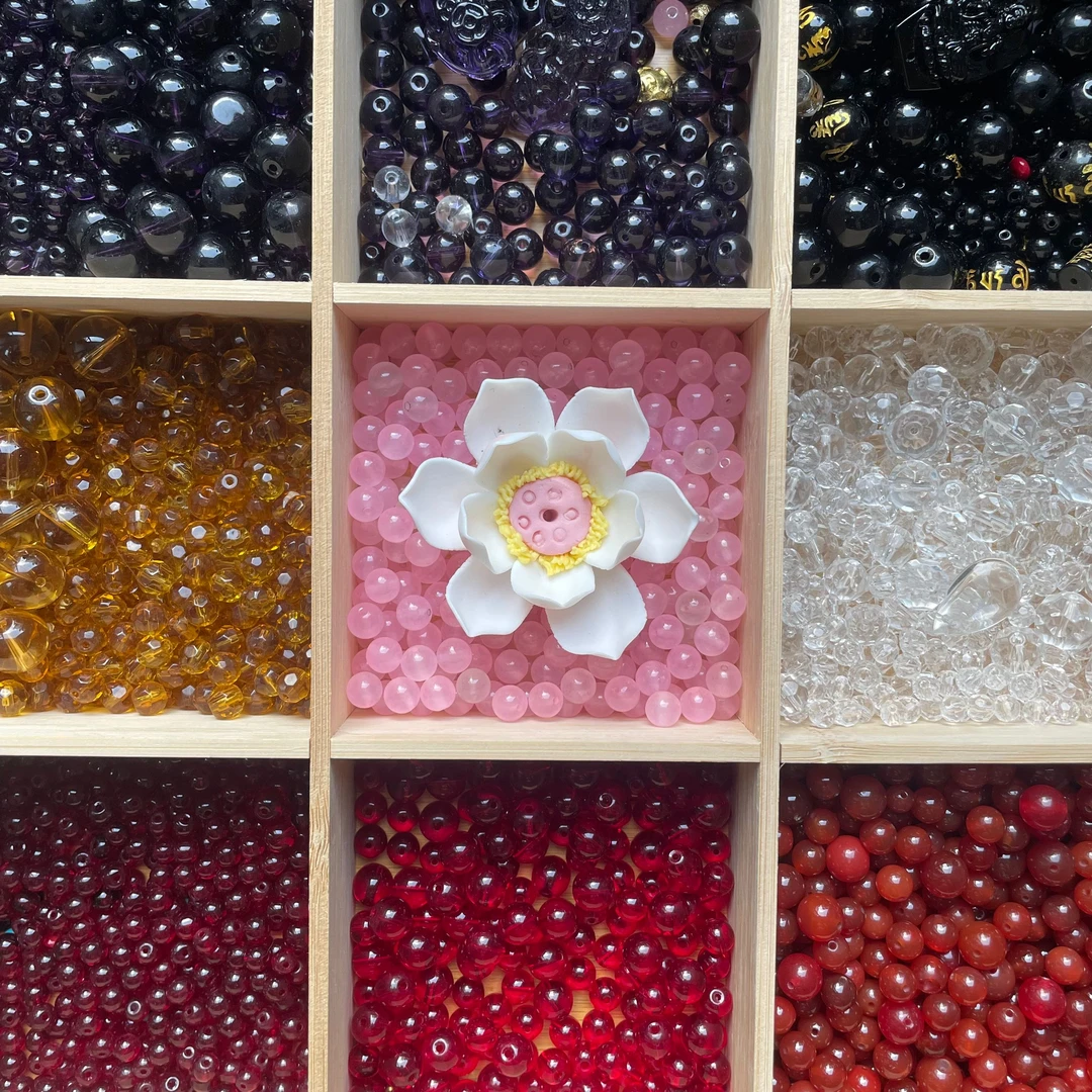 各色珠链接 可手串  手链单颗 多圈 男女通款 diy