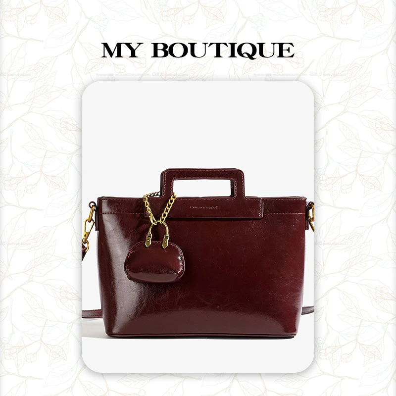 【My轻奢】公文包2024秋冬高级感时尚手提油蜡单肩斜挎包-8321