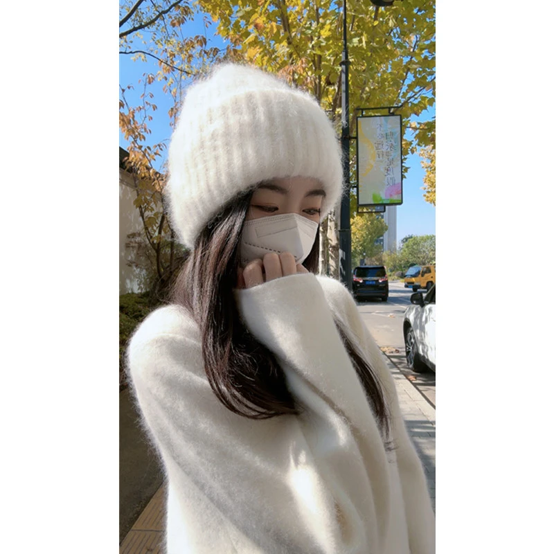 【娜娜优选】时尚气质帽子女马海毛针织帽