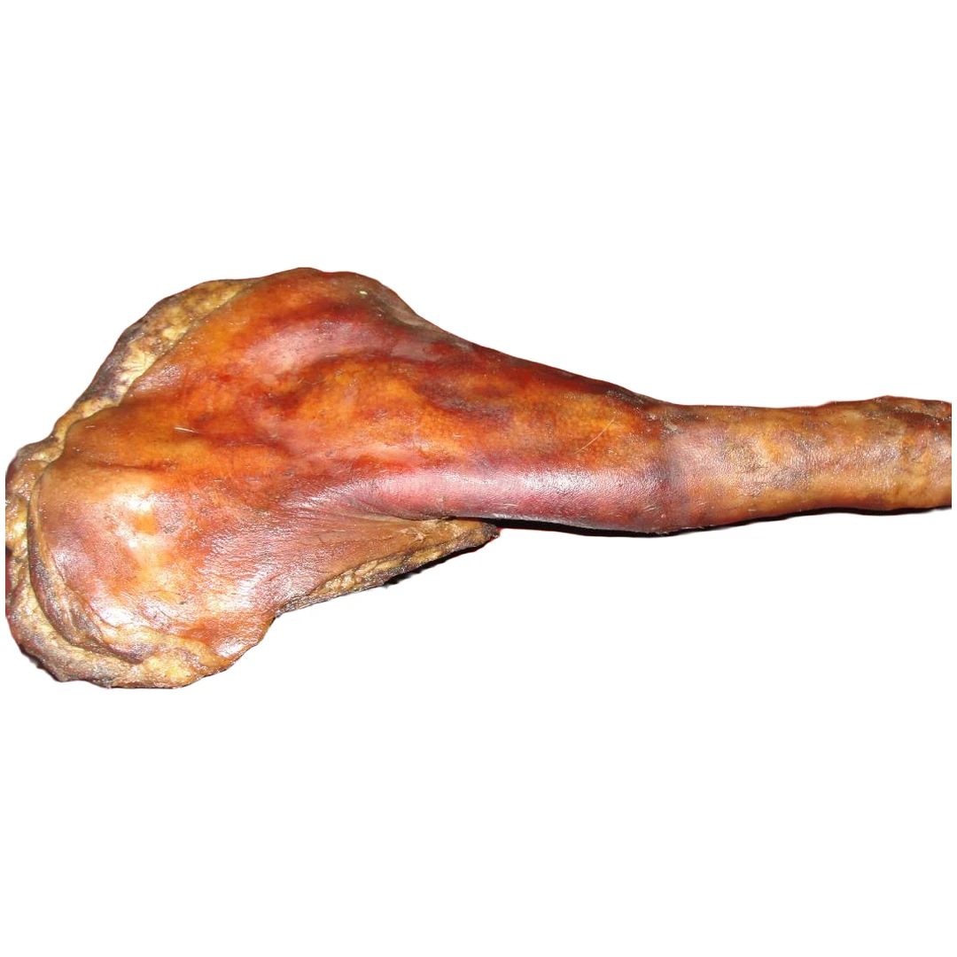 重庆城口县农户自养慢炕腊猪蹄（整根猪腿）